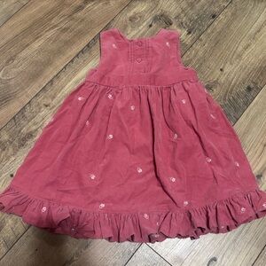 Janie and Jack, 12-18 months, infant, pink corduroy dress.